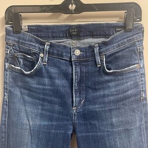 Citizens of Humanity rocket crop high rise skinny jeans